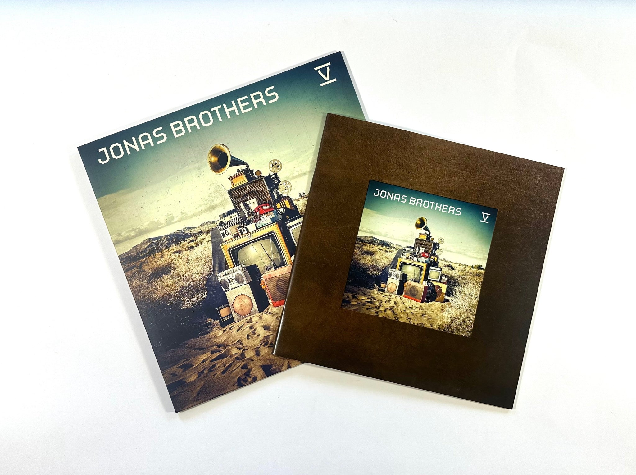 BUNDLE! Jonas Brothers "V" LP (in Clear vinyl) + Photobook
