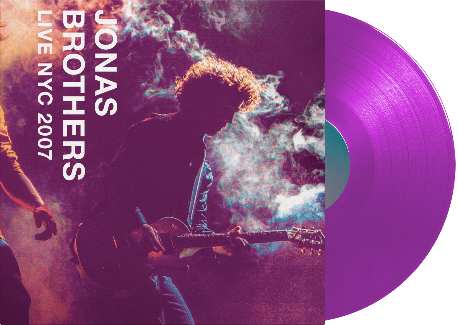 Jonas Brothers - Live NYC 2007 LP (Purple with smoke) - JONAS VINYL CLUB