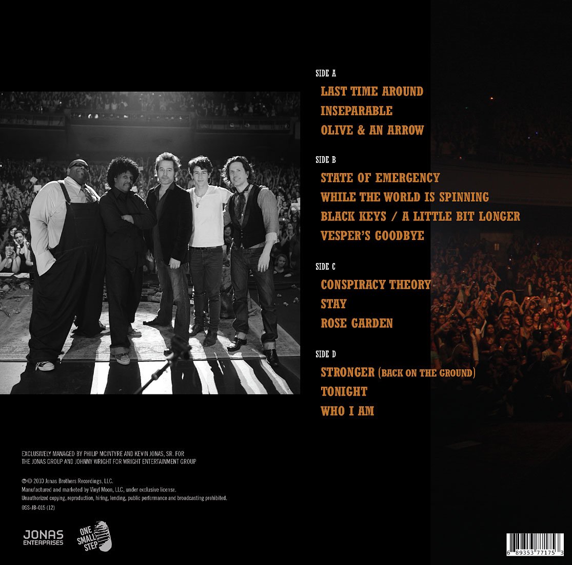 Nick Jonas & The Administration - Live at the Wiltern (Double LP) - JONAS VINYL CLUB